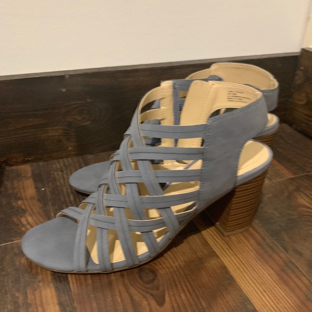 NEW block heel sandals